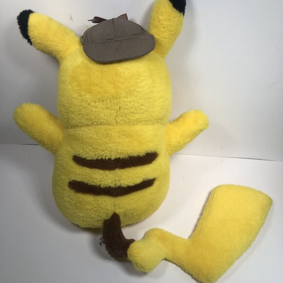 Pokemon DETECTIVE PIKACHU 14” Plush Stuffed Toy by Wicked Cool Toys - Picture 4 of 7